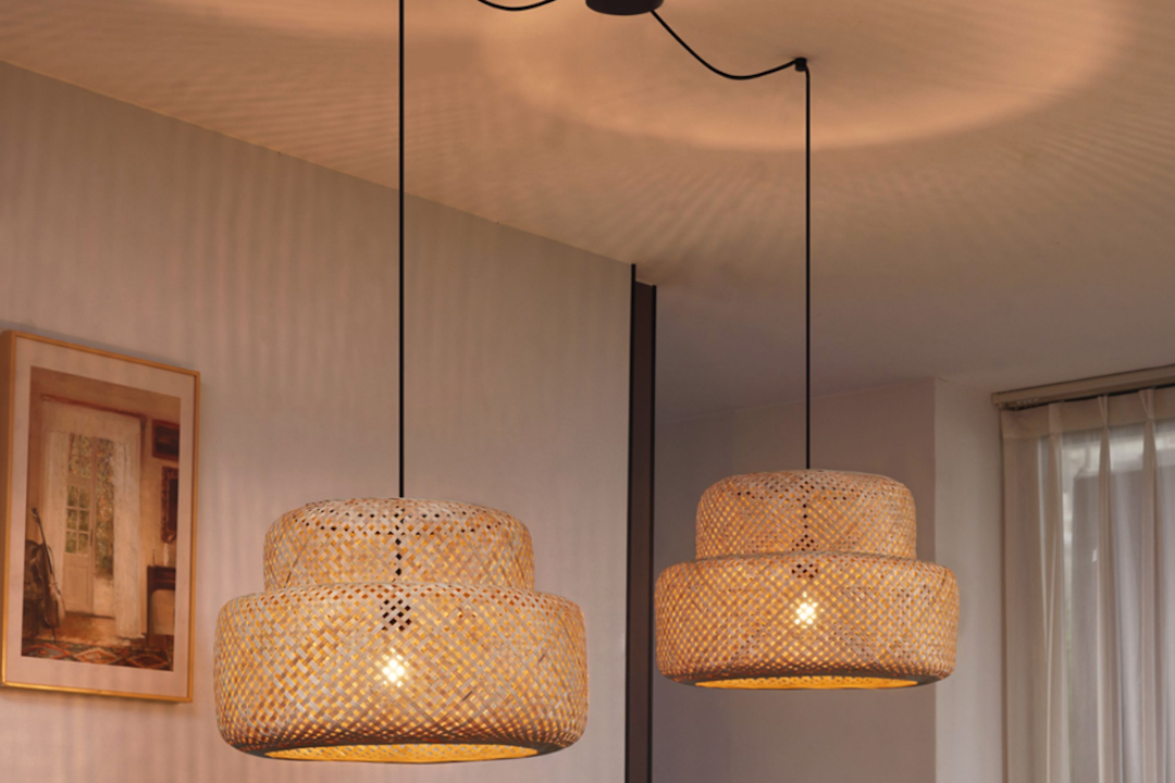 Effortlessly Elegant: Japandi Solid Oak Dining Room Pendant Lamp